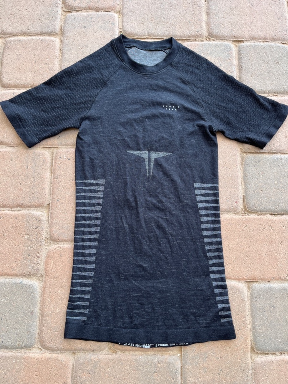 PROZIS PEAK Men’s S Charcoal Black Merino Wool Tee